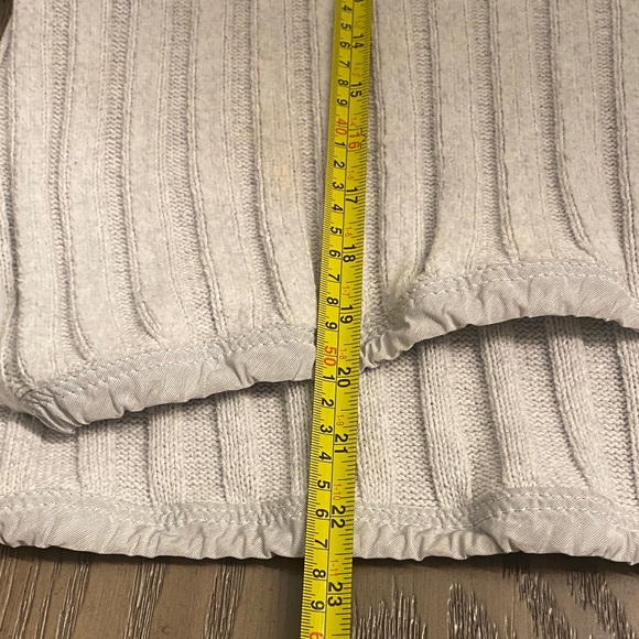 Elegant Cream Women's Cowl Neck Crop Sweater - Picture 12 of 12